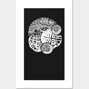 Metal detecting gift idea, metal detectorists hammered coin Posters and Art